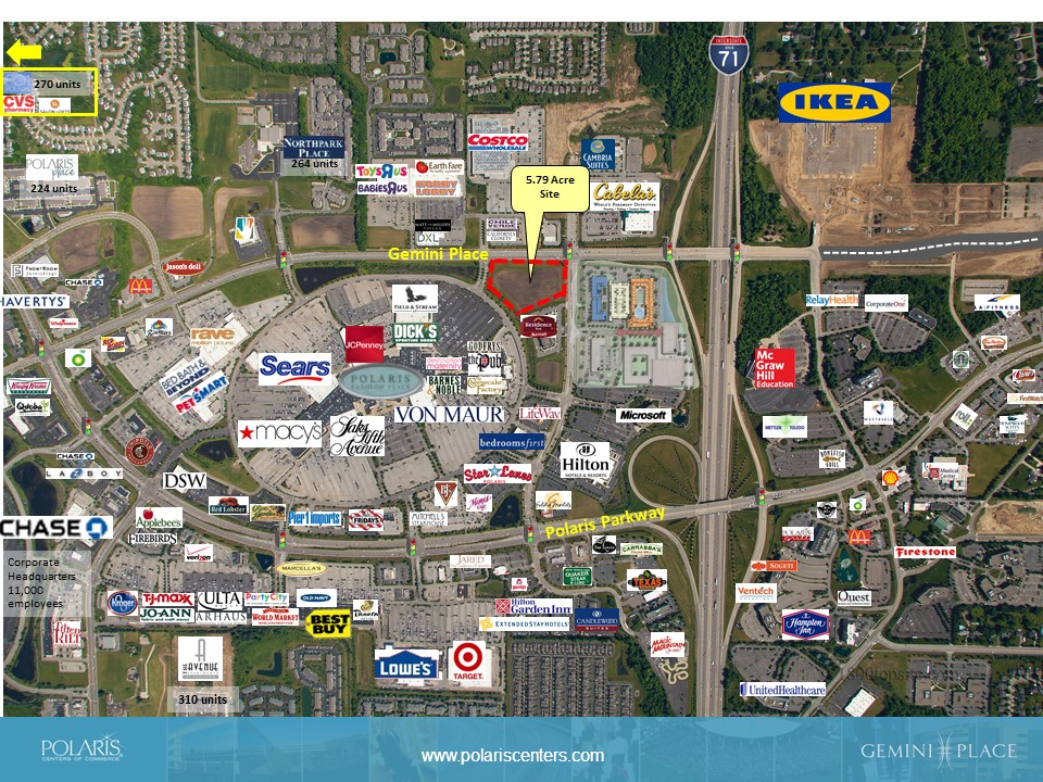 Mall Outlot 1 Available Land POLARIS Centers of Commerce